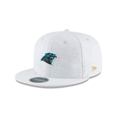 Grey Carolina Panthers Hat - New Era NFL Micro Stitch 9FIFTY Snapback Caps USA7189453